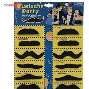ست سیبیل نمایشی مدل Black Mustache 