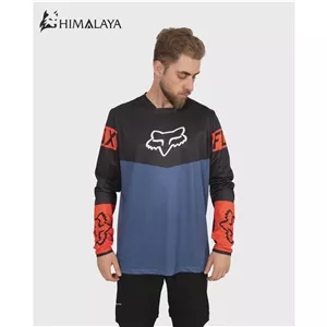 تیشرت دوچرخه سواری و موتورسواری آستین بلند هیمالیا طرح FOX کد CM158