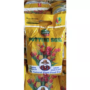 خاک مخصوص گیاهان آپارتمانی و فضای باز (5 لیتری) بستر کشت غنی شده با ترکیبات آلی - گرین نفس