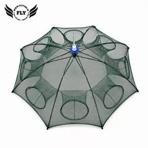 گرگور تور ماهیگیری صید بچه ماهی و میگو چتری - 10 چشمه