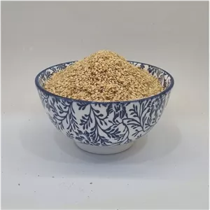 کنجد ایرانی پوست کنده و دو آتیشه 500گرمی