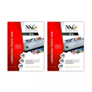 طلق پرس لمینت 125 میکرون a5 برند NAC
