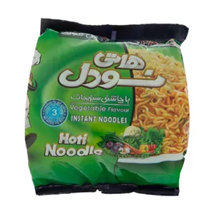 نودل با طعم سبزیجات هاتی کارا بسته 5 عددی