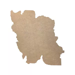 بیس MDF نقشه ایران 50 سانت 8 میل
