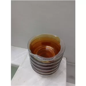 کاسه یا پیاله ماست خوری ورکو عسلی دورو لوکس اصل و قدیمی فرانسه 
