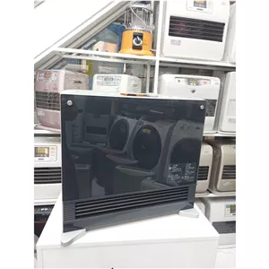 بخاری گازی برقی ژاپنی 4000 وات شیشه ای رنگ مشکی (کد 7892)
