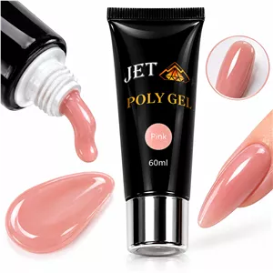 پلی ژل برند جت JET حجم 60 میل رنگ PINK