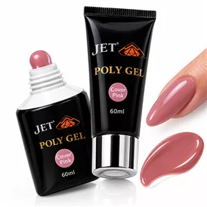 پلی ژل برند جت JET حجم 60 میل رنگ cover pink