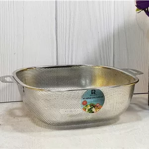 آبکش مربع پانچ دسته دار سایز 26استیل نگیرL3705 زومبا (80) ارسال نیمه رایگان
