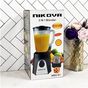 NBG_61 آسیاب مخلوط کن 500وات مشکی نیکوا(100) ارسال نیمه رایگان