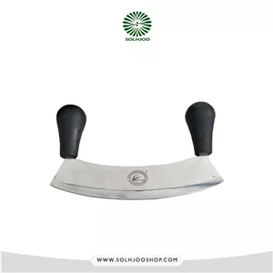 پیتزا بر کمانی دسته مشکی متوسط 