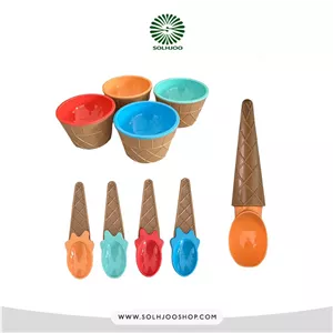 بستنی خوری پلاستیکی چهار نفره ترک