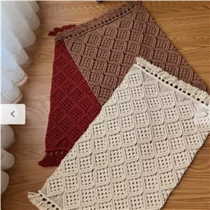 پادری مکرومه طرح لوزی شیک و جذاب