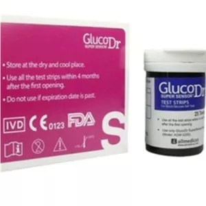 نوارتست قند خون گلوکوداکتر(GLUCODR)