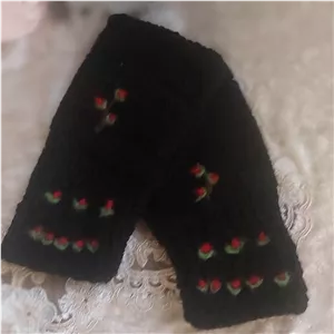 دستکش بدون انگشت ، کار دست، طرحدار