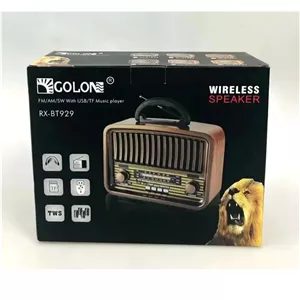 رادیو اسپیکر گولون اصلی مدل RXBT929(ارسال پسکرایه)