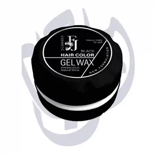 ژل واکس رنگ مو (مشکی) اف جی 150گرمی HAIR COLOR GEL WAX