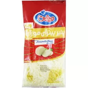 پنیر پیتزا موزارلا500 گرمی میهن (بسته 1 عددی)