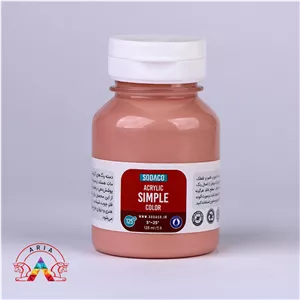 رنگ اکریلیک ساده کالباسی 125 میل سوداکو کد 2319