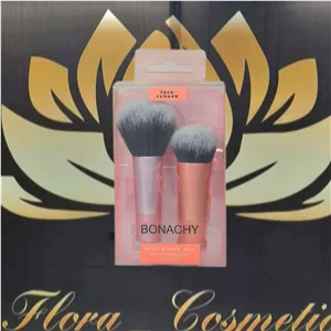 براش دوتایی بوناچی مدل s8 مناسب کرم پودر و رژگونه 