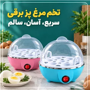 تخم مرغ پز برقی 7 عددی Big Boss Egg Genieپخت بخار و خاموشی خودکار آشپزخانه لوازم خانگی برقی