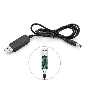 کابل افزاینده ولتاژ USB به DC مدل 12V (تبدیل 5 ولت به 12 ولت)