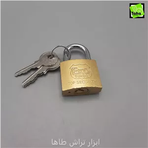 قفل آویز55 روکشدار پارس