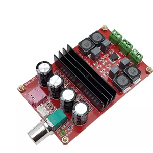 آمپلی فایر استریو با آی سی TPA3116 دو کاناله دارای جک 3.5mm مدل XH-M190 2x100W