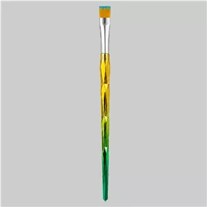 براش کانسیلر مدل Diamond Cut با دسته پلاستیکی و سری الیاف مصنوعی، فرم تخت، مناسب صورت FUV