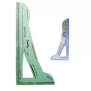 گونیا خیاطی زمرد کد 24 بسته 2 عددی E6M