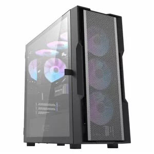 کیس کامپیوتر گیمینگ دارک فلش مدل DK431 Mesh BK SNX