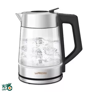 کتری برقی شیشه ای لپرسو مدل Lepresso Thermo Glass Kettle