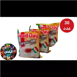 عمده کاپوچینو گوددی اصلی 6 بسته 30 عددی