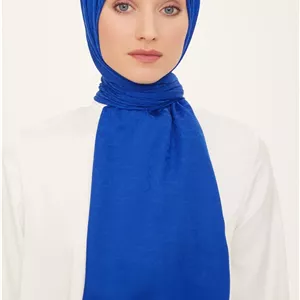 شال زنانه آبی سرمه ای آرمینهASYARMAÇELYAŞAL4 اورجینال