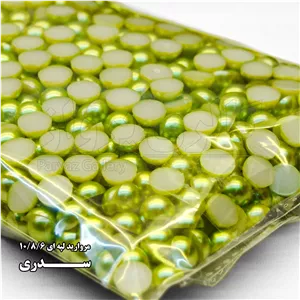 مروارید لپه ای سایز 6 و 8 و 10 (میل) بسته 50 عددی سدری