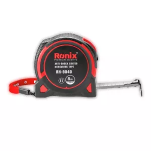 متر پلاستیکی روکش دار دو طرفه نشکن 8 متری رونیکس مدل RH-9040 (پس کرایه)