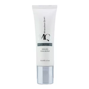 کرم لایه بردار ام کیو مدل AHA 20% NIGHT CREAM حجم 30 میلی لیتر