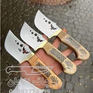 چاقو بسیاز تیز فولادی مدل عقاب استاد نوری با غلاف (زیبارویان)
