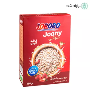 جو دوسر پرک فوری بدون گلوتن با طعم توت فرنگی جوپرو 350 گرمی