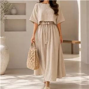 شنل سارافون شانتون کتان گرم بالا عالی 
