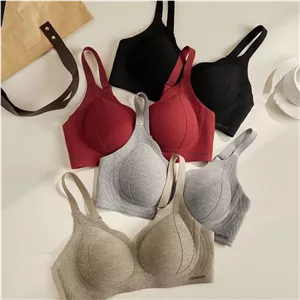 سوتین نیمتنه ورزشی زنانه و دخترانه بدون جک و فنر، کاپ متحرک، برش لیزری (برند Comfort)