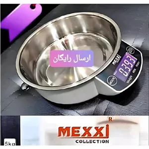 خرید و قیمت ترازو آشپزخانه لمسی دیجیتالی کاسه استیل جدا شونده مکسی MEXXi مدل666 ارسال رایگان