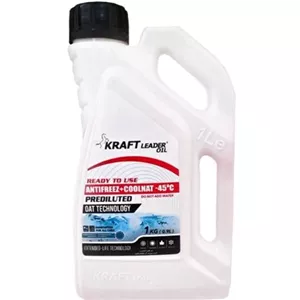 ضد یخ و کولانت قرمز کرفت KRAFT Antifreeze Coolnat 900 ML