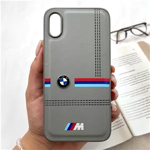 قاب گوشی iPhone XiPhone XS آیفون BMW Case چرم پلاک دار سوپر اسپرت Racing تیتانیوم کد 543627