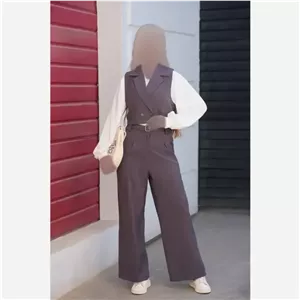 ست جلیقه و شلوار زنانه جنس سیلک خنک و ترند