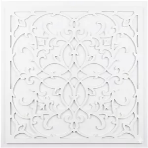 تایل ام دی اف سفید سی ان سی 60x60