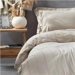 سرویس کاور لحاف دو نفره Hafsa bej از برند Ecocotton 