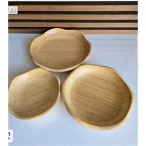 میوه خوری سه تیکه بامبو وارداتی  