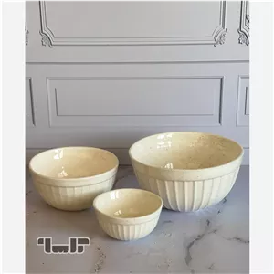 ست سه عددی کاسه سرامیکی دستساز