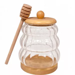عسل خوری کدو شیاردار درب چوبی کد 3750
